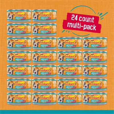 Show full view: Friskies Tasty Treasures Gravy Chicken & Liver Wet Cat Food, 5.5-oz can, case of 24 slide 3 of 9