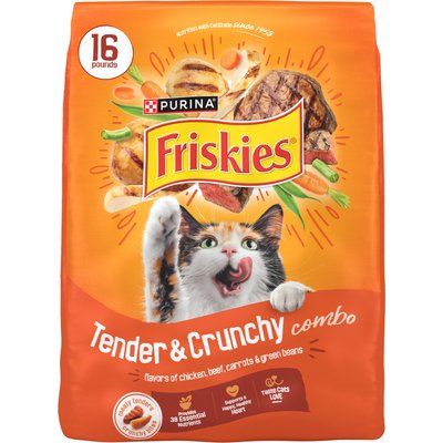 Friskies Friskies Tender & Crunchy Combo Dry Cat Food, 16-lb bag