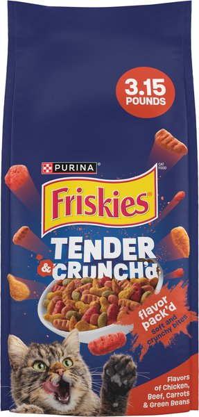 Friskies Tender and Crunchy Combo Dry Cat Food