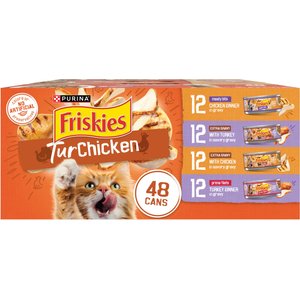 Temptations Chicken, Seafood & Backyard Cookout Variety Pack Pate in Gravy Adult Wet Cat Food