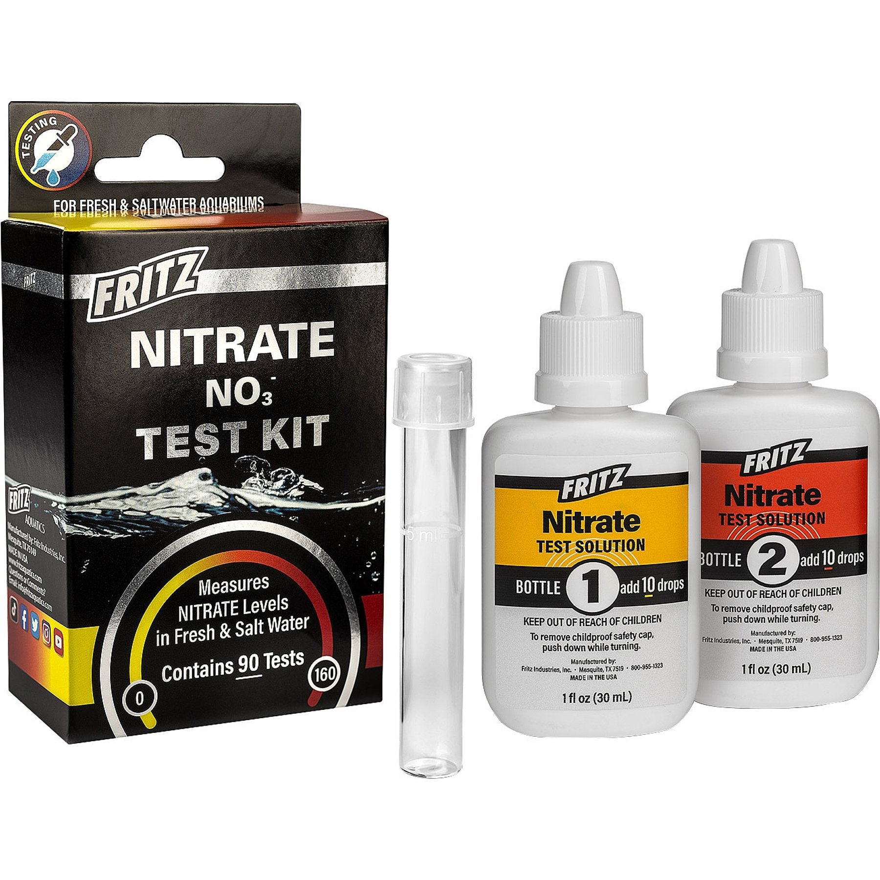 Fritz Aquarium Water Nitrate Test Kit