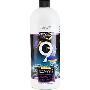 Fritz Zyme 9 Saltwater Nitrifying Bacteria for Aquariums, 32-fl oz bottle