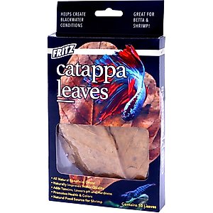 Fritz Catappa Leaves Fish Aquarium Ornament