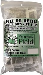 From The Field Catnip & Silver Vine Mix Tea Bags Cat Treats, 20 count