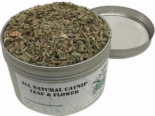 Show full view: From The Field Leaf & Flower Catnip, 1-oz can slide 3 of 6