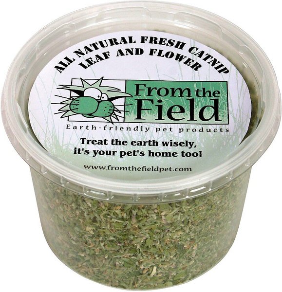 Show full view: From The Field Leaf & Flower Catnip, 2-oz tub slide 1 of 7