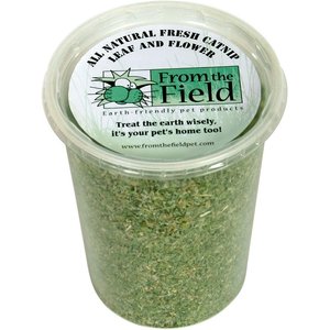 From The Field Leaf & Flower Catnip, 3.5-oz tub