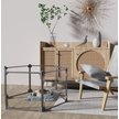 Show in main carousel: Front Row 6-Panel Transparent Panels & Aluminum Rods Foldable Dog & Cat Playpen, Charcoal/Clear slide 2 of 9
