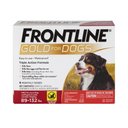 Frontline Gold for Dogs Flea & Tick Treatment (Extra Large Dog, 89-132 lbs.) 6 Doses (Red Box)