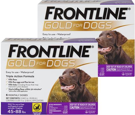 Discontinued FRONTLINE GOLD for Dogs Flea Tick Treatment