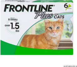 Frontline Plus Flea & Tick Spot Treatment for Cats, over 1.5 lbs, 6 Doses + Spot Treatment for Extra Large Dogs, 89-132 lbs, 6 Doses slide 2 of 9