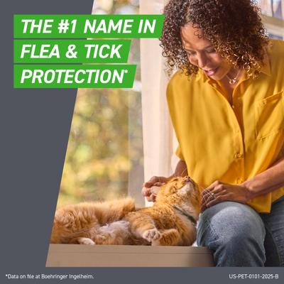 Show full view: Frontline Plus Flea & Tick Spot Treatment for Cats, over 1.5 lbs, 6 Doses (6-mos. supply) slide 3 of 11