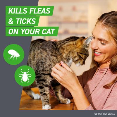 Show full view: Frontline Plus Flea & Tick Spot Treatment for Cats, over 1.5 lbs, 6 Doses (6-mos. supply) slide 2 of 11
