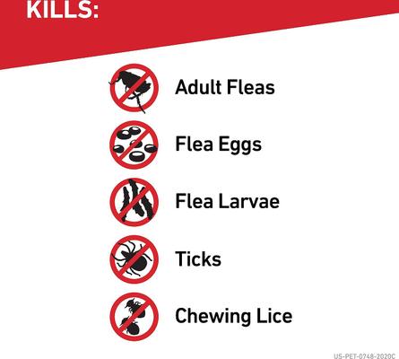 Show full view: Frontline Plus Flea & Tick Spot Treatment for Extra Large Dogs, 89-132 lbs, 12 Doses (12-mos. supply) slide 3 of 10