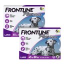 Frontline Plus Flea & Tick Spot Treatment for Large Dogs, 45-88 lbs, 12 Doses (12-mos. supply)