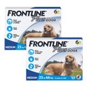 Frontline Plus Flea & Tick Spot Treatment for Medium Dogs, 23-44 lbs, 12 Doses (12-mos. supply)