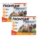 Frontline Plus Flea & Tick Spot Treatment for Small Dogs, 5-22 lbs, 12 Doses (12-mos. supply)