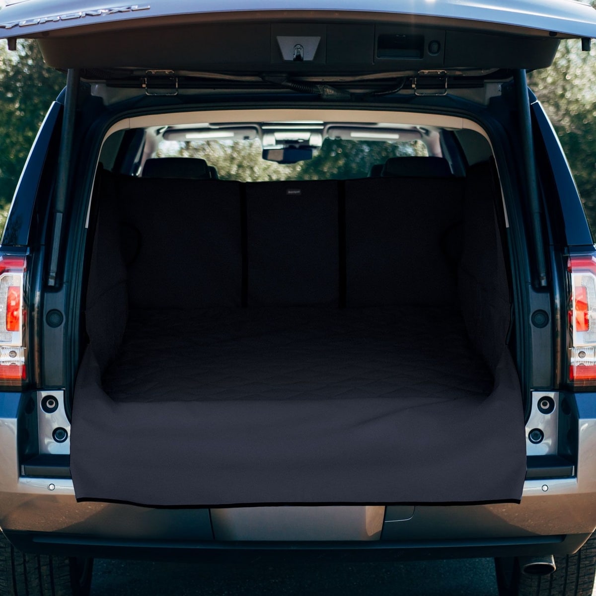 FRONTPET Dog Quilted SUV Boot Car Protector, Black, XX-Large - Chewy.com
