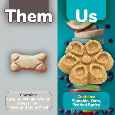 Show full view: Fruitables Biggies with Real Almond Butter & Coconut Dog Treats, 16-oz bag slide 5 of 10