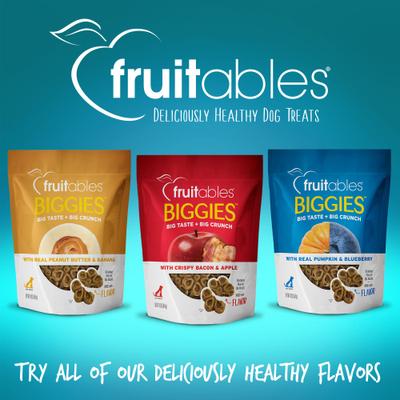 Show full view: Fruitables Biggies with Real Almond Butter & Coconut Dog Treats, 16-oz bag slide 10 of 10
