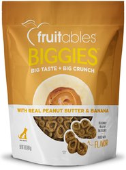 Fruitables Biggies with Real Peanut Butter & Banana Dog Treats, 16-oz bag