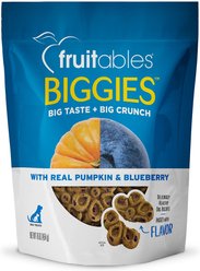 Fruitables Biggies with Real Pumpkin & Blueberry Dog Treats, 16-oz bag