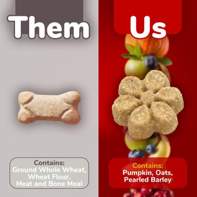 Show full view: Fruitables Crispy Bacon & Apple Flavor Dog Treats, 12-oz bag slide 5 of 13