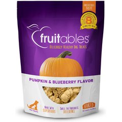 Fruitables Pumpkin & Blueberry Flavor Dog Treats, 7-oz bag