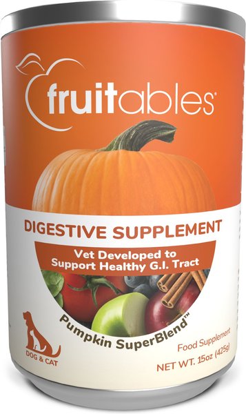 Fruitables Pumpkin SuperBlend Digestive Canned Supplement for Dogs & Cats