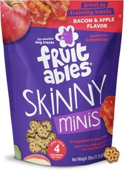Fruitables Skinny Minis Apple Bacon Flavor Soft & Chewy Dog Treats, 20-oz bag