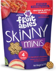 Fruitables Skinny Minis Apple Bacon Flavor Soft & Chewy Dog Treats, 5-oz bag