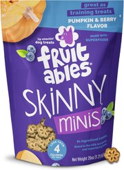 Fruitables Skinny Minis Pumpkin & Berry Flavor Dog Treats, 20-oz bag