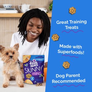 Fruitables Skinny Minis Pumpkin & Berry Flavor Dog Treats, 5-oz bag
