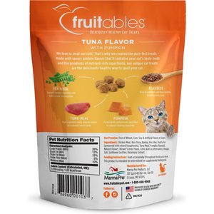 Fruitables Tuna & Pumpkin Flavor Crunchy Cat Treats, 30-oz bag