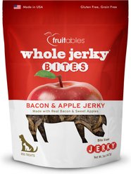 Fruitables Whole Jerky Bites Bacon & Apple Dog Treats, 5-oz bag