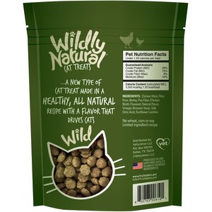 Fruitables Wildly Natural Chicken Flavor Cat Treats, 2.5-oz bag