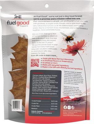Show full view: Fuel Good Puppers Crunchy Chicken with Bone Marrow & Bone Broth High Protein Crunchy Dog Treats, 12-oz bag slide 3 of 11