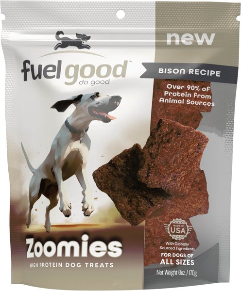 Dog Treats Best Single Protein Dog Food FUEL GOOD Zoomies Bison - Main Image