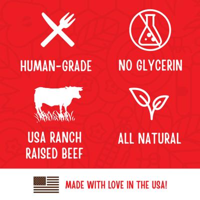 Show full view: Full Moon All Natural Human Grade Beef Savory Bites Dog Treats, 14-oz bag slide 6 of 8