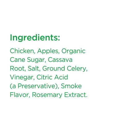 Show full view: Full Moon Artisanal Chicken Apple Sausage Human Grade Adult Soft & Chewy Dog Treats, 12-oz bag slide 4 of 6