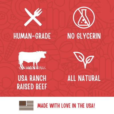 Show full view: Full Moon Chicken Jerky + Beef Jerky Dog Treats slide 9 of 10