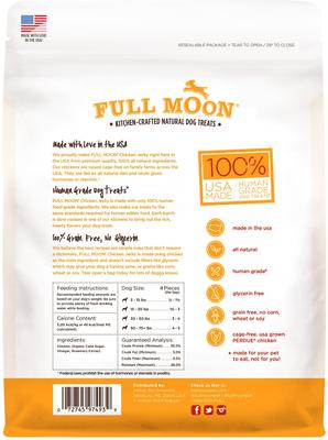 Show full view: Full Moon Chicken Jerky Human-Grade Dog Treats, 24-oz bag slide 3 of 9