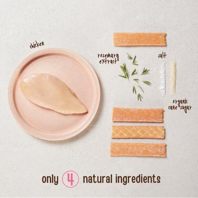 Show full view: Full Moon Chicken Strips Grain-Free Dog Treats, 6-oz bag slide 4 of 9