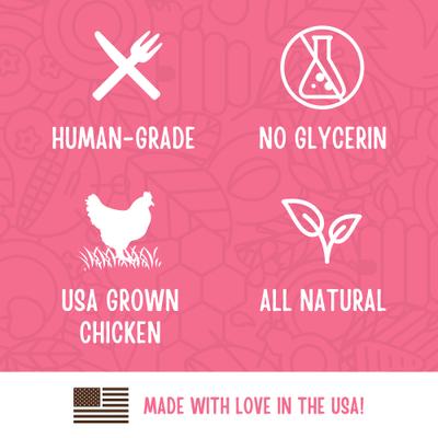 Show full view: Full Moon Chicken Strips Grain-Free Dog Treats, 6-oz bag slide 6 of 9