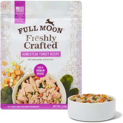 Full Moon Full Moon Freshly Crafted Homestead Turkey Recipe Grain-Free Adult Frozen Dog Food, 4-lb bag