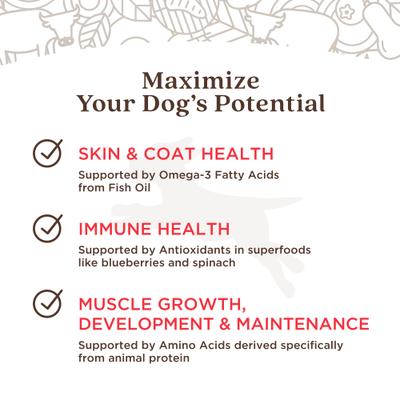 Show full view: Full Moon Freshly Crafted Ranch Raised Beef Recipe Grain-Free Adult Frozen Dog Food, 16-lb bundle slide 6 of 10