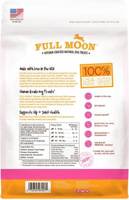 Show full view: Full Moon Hip & Joint Health Chicken Jerky Human-Grade Dog Treats, 12-oz bag slide 3 of 9