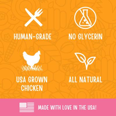 Show full view: Full Moon Hip & Joint Health Chicken Jerky Human-Grade Dog Treats, 12-oz bag slide 7 of 9