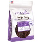 Full Moon Natural Cuts Sliced Pork Jerky Human-Grade Dog Treats, 10-oz bag
