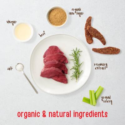 Show full view: Full Moon Natural Essentials Jerky Tenders Beef Recipe Human-Grade Dog Treats, 24-oz bag slide 5 of 9